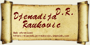 Đenadija Rauković vizit kartica
